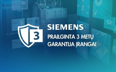 Gera žinia „Siemtecha“ klientams: „Siemens“ automatizavimo įrangai – 3 metų garantija